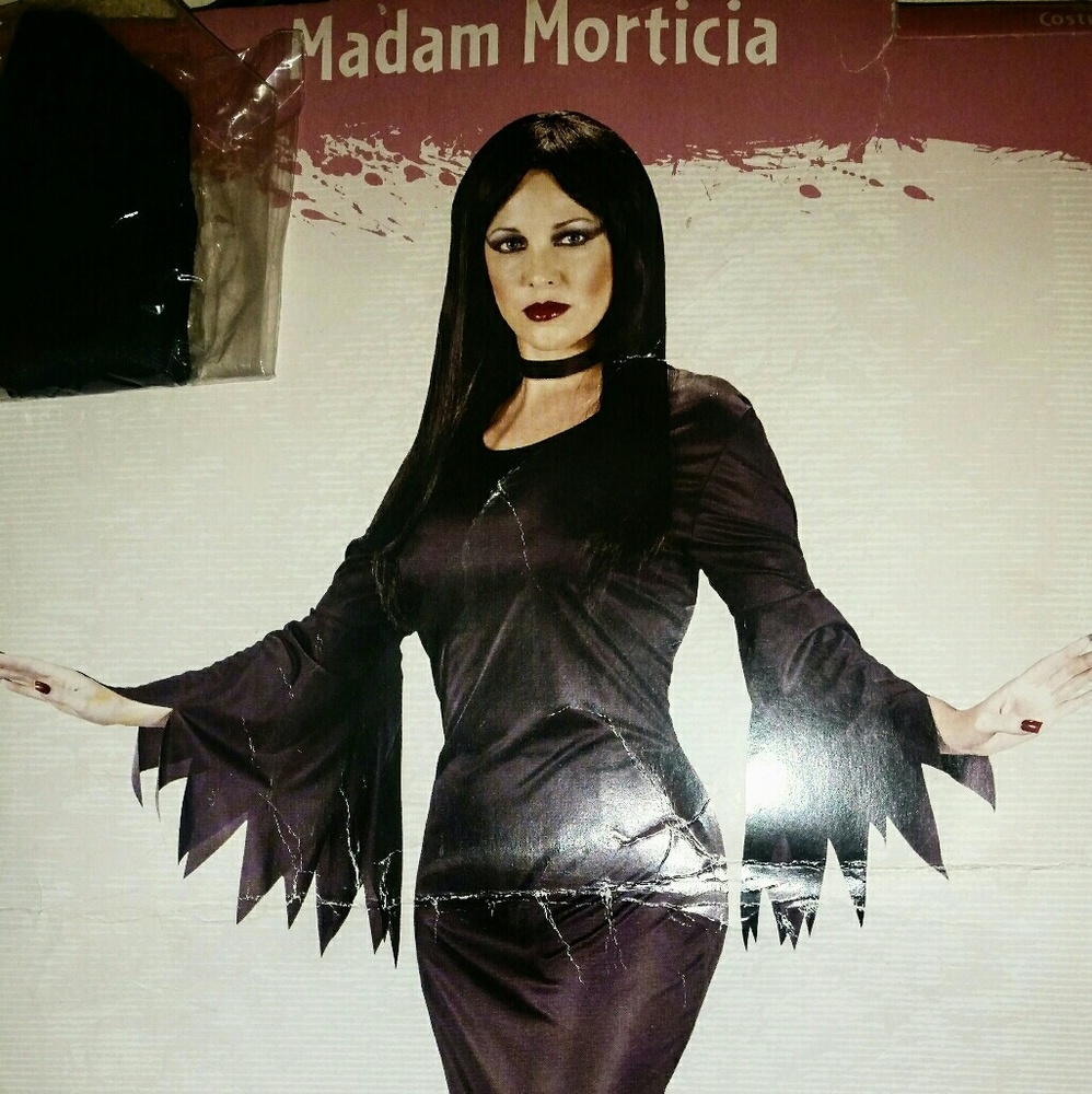 Madam Morticia Black Dress